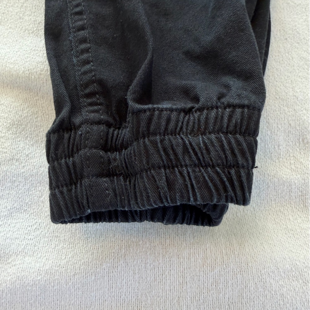 Fivestar General Low Rise Balloon Cargo Pants XS | Y2K Streetwear Black - Picture 9 of 10